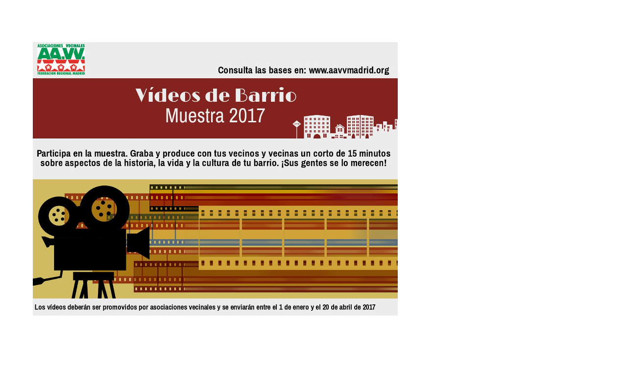 Primera Muestra de Vídeos de Barrio