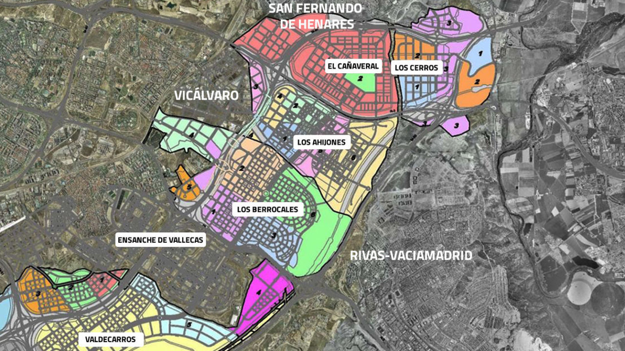 Asociaciones vecinales y ecologistas reclaman la revisión de los grandes desarrollos urbanísticos del sureste de Madrid