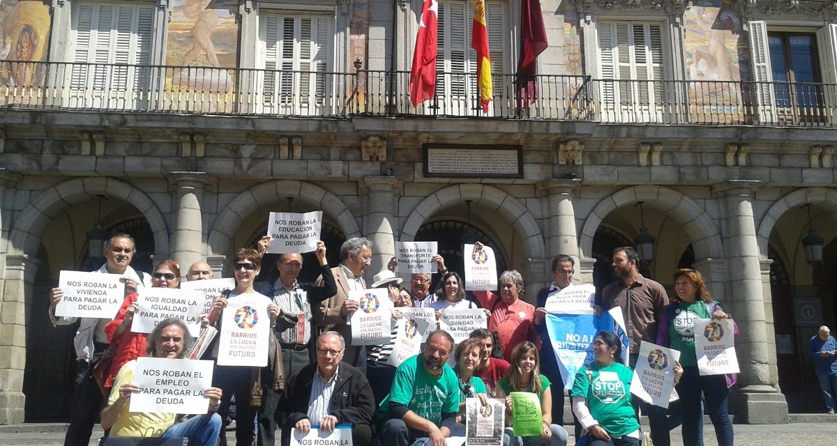 El 7 de junio los barrios y pueblos de Madrid saldrán a la calle en defensa de su futuro