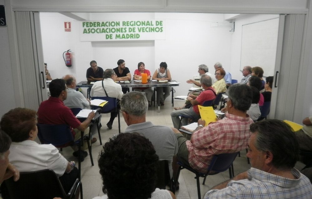 El movimiento vecinal exige unos presupuestos regionales y municipales solidarios y participados