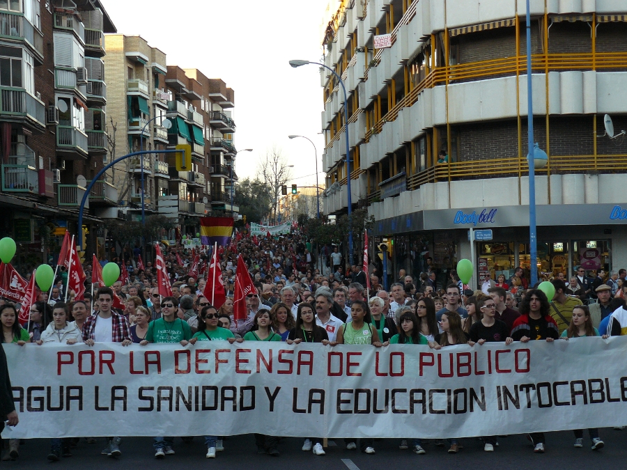 Leganés ”calienta” las calles de cara a la huelga general del 29M