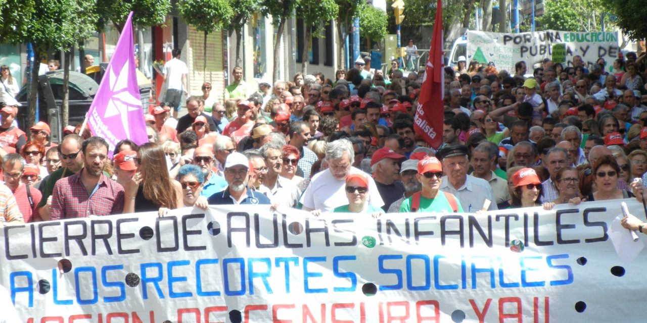 Leganés sale a la calle contra los recortes y la falta de participación ciudadana