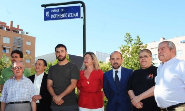 Madrid dedica una plaza al movimiento vecinal