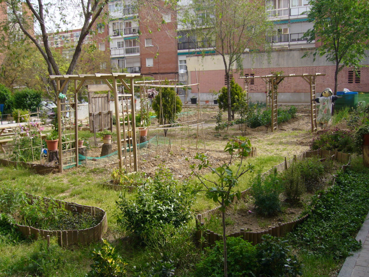 Un archipiélago verde crece en Madrid: la red de huertos urbanos comunitarios