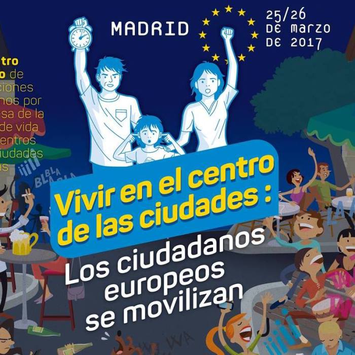 Más de 100 asociaciones vecinales de Europa se reúnen en Madrid para abordar los problemas de los centros históricos