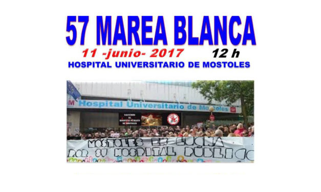 La Marea Blanca abrazará el Hospital Universitario de Móstoles en su 34ª cumpleaños