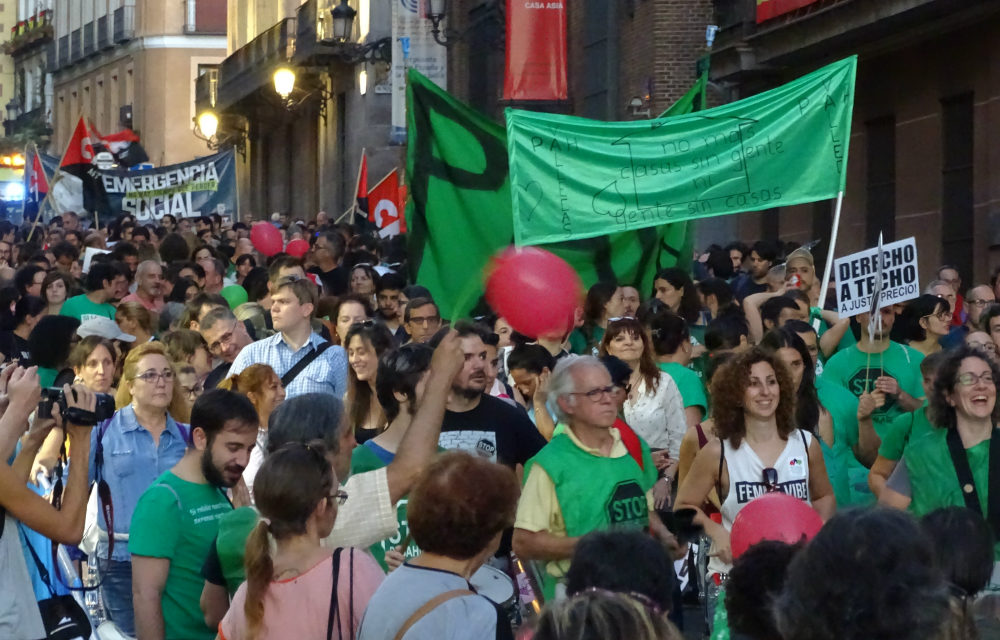 Los promotores de la ILP de vivienda se quedarán sin poder defenderla en el pleno de la Asamblea de Madrid