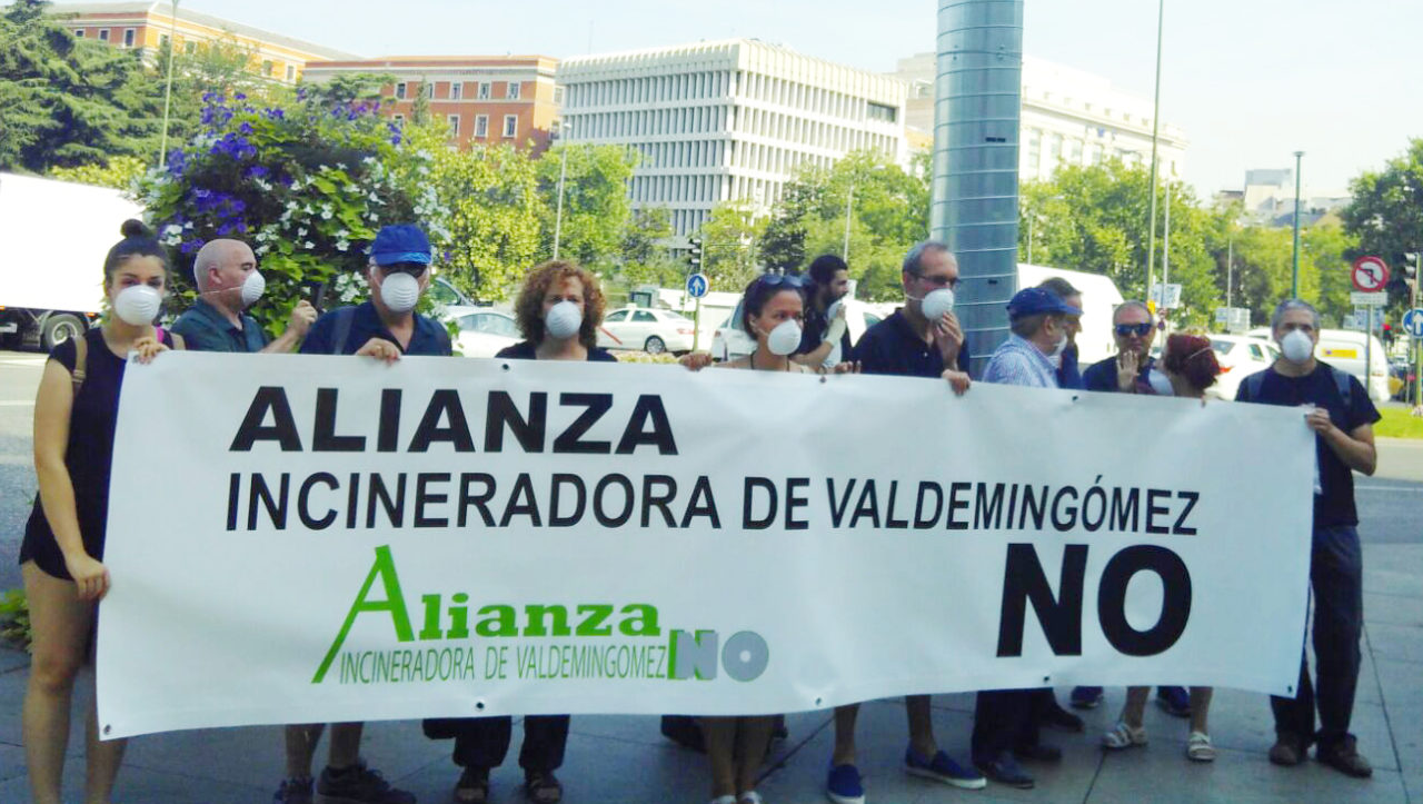 Firma para que el Ayuntamiento de Madrid cierre definitivamente la incineradora de Valdemingómez
