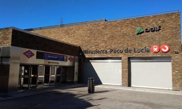 200 vecinos de Montecarmelo reclaman la apertura de la estación de tren Mirasierra-Paco de Lucía