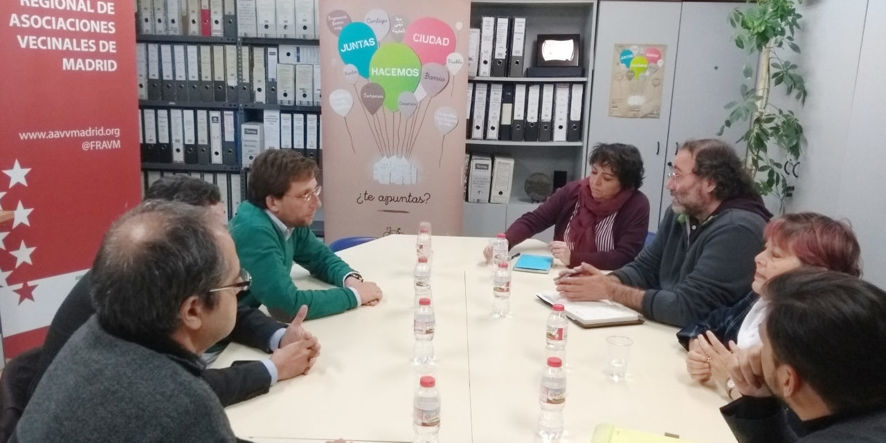 El Grupo Popular del Ayuntamiento de Madrid se reúne con la dirección de la FRAVM