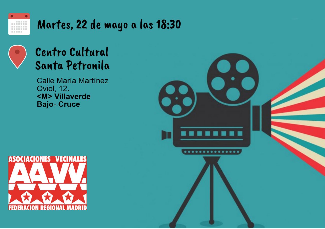 El 22 de mayo, la FRAVM expone los cortos de la II Muestra de Vídeos de Barrio