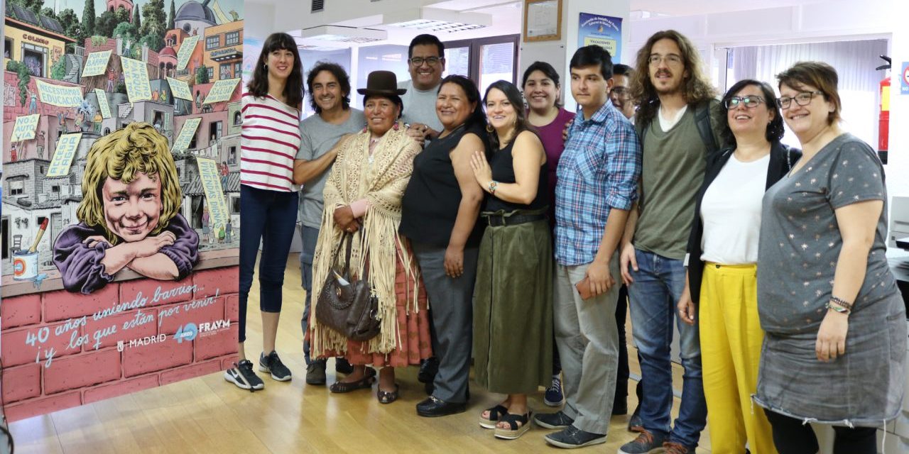 Representantes de las juntas vecinales de La Paz visitan la FRAVM