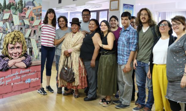 Representantes de las juntas vecinales de La Paz visitan la FRAVM