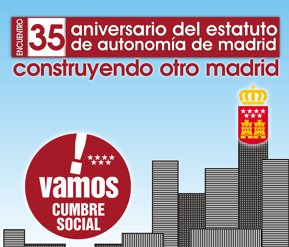 Jornada para pensar y “construir otro Madrid” con motivo del 35º Aniversario del Estatuto de Autonomía