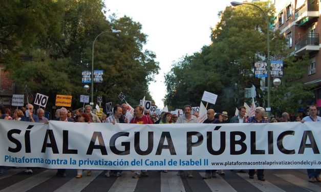 Presentación del Acuerdo social sobre la gestión del ciclo integral del agua en la Comunidad de Madrid