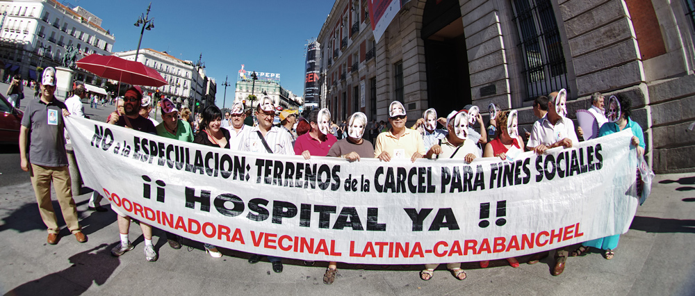 Renace la lucha por la construcción de un hospital público en los terrenos de la antigua cárcel de Carabanchel