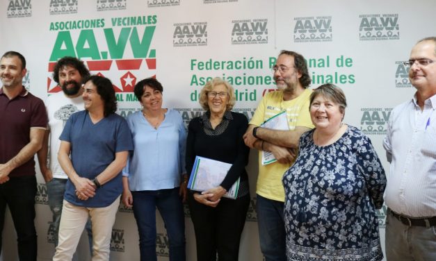 La FRAVM presenta a Manuela Carmena sus propuestas de cara a las elecciones locales de mayo