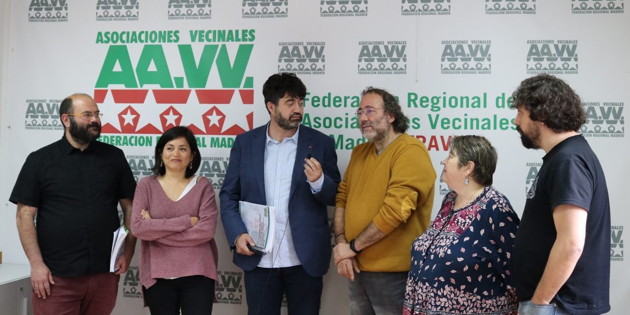 La FRAVM traslada a Sánchez Mato, Rommy Arce y Pablo Carmona su batería de propuestas para las elecciones municipales