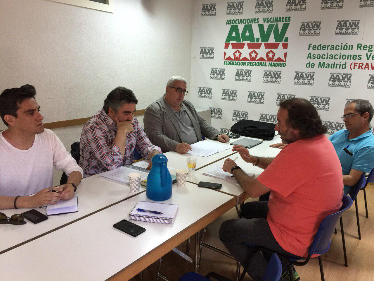 La FRAVM se reúne con el equipo de Gabilondo para trasladarle sus propuestas preelectorales