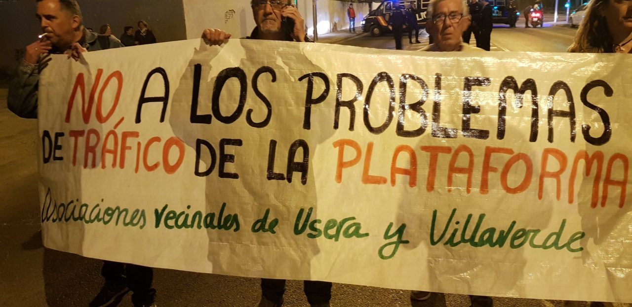 Convocan una nueva protesta por las obras de la planta logística de Villaverde