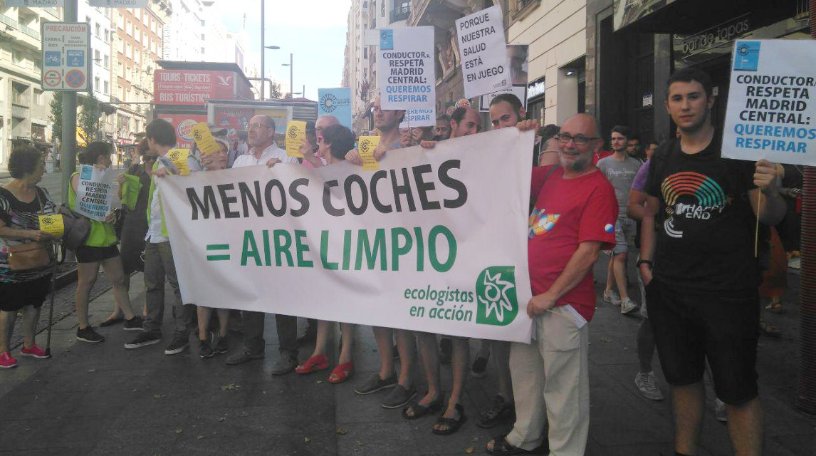 La Plataforma en Defensa de Madrid Central celebra la decisión judicial que mantiene las multas