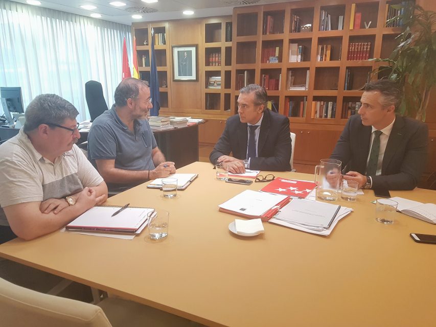 La FRAVM se reúne con el nuevo consejero de Justicia de la Comunidad de Madrid, Enrique López