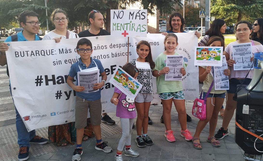 Butarque sale a la calle de nuevo para exigir un centro de salud que reivindica desde hace doce años