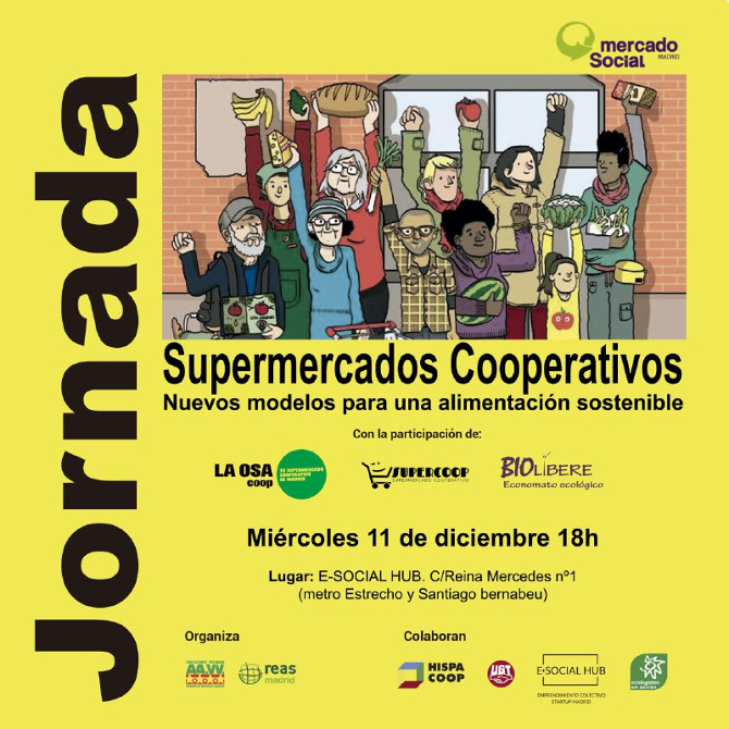 Un encuentro para conocer los supermercados cooperativos de Madrid