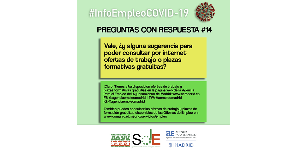 #InfoEmpleoCOVID-19: respuestas a dudas habituales de la cuarentena del coronavirus