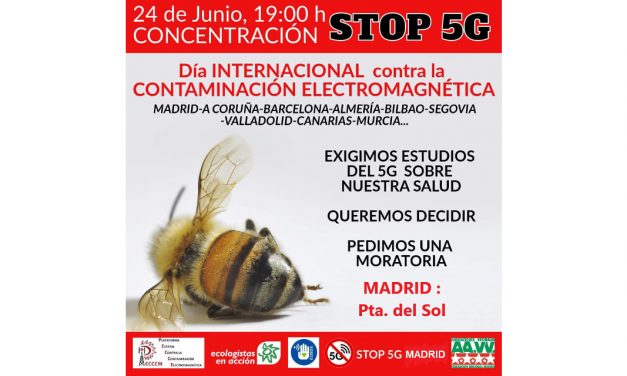 24-J: grupos vecinales y ecologistas vuelven a pedir una moratoria para la implantación del 5G