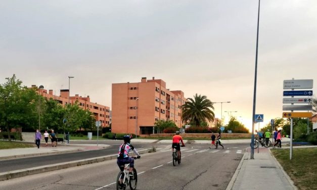 Marcha en Leganés para reclamar carriles bici y aceras más anchas para el tránsito peatonal