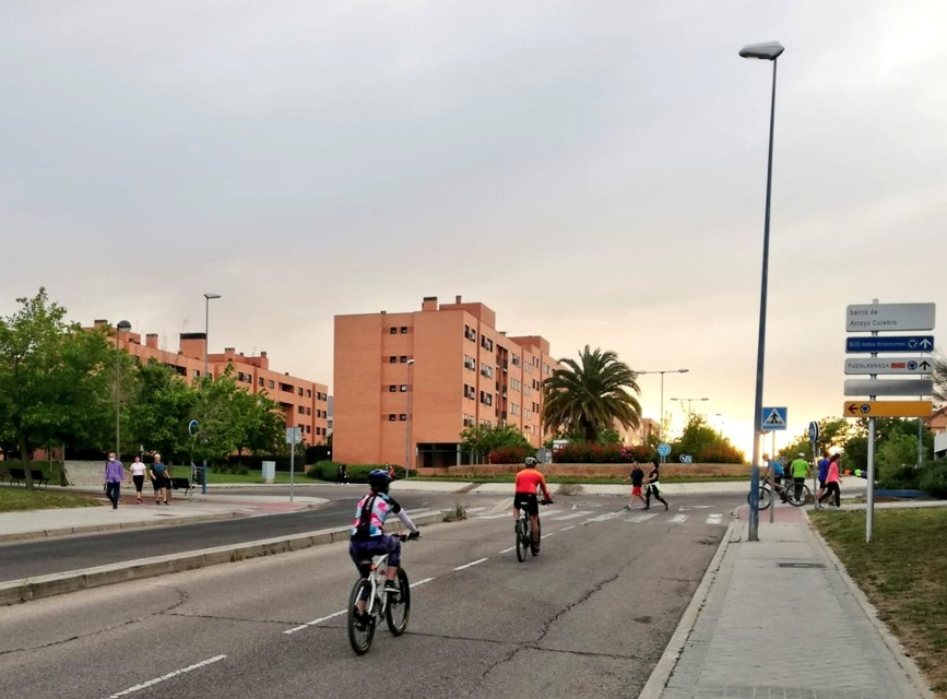 Marcha en Leganés para reclamar carriles bici y aceras más anchas para el tránsito peatonal