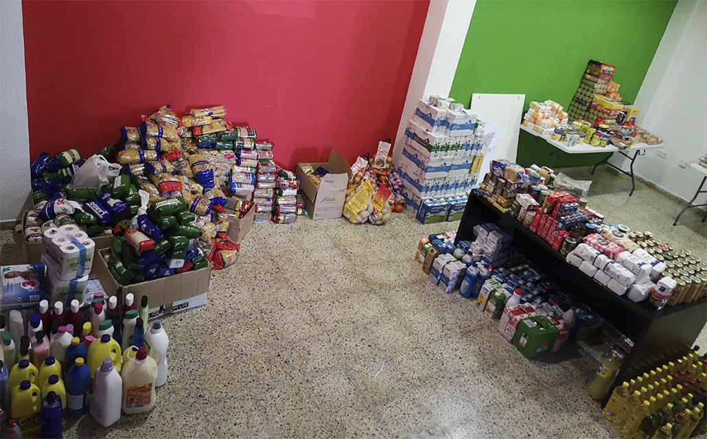 La despensa vecinal de alimentos de Arganda echa el cierre