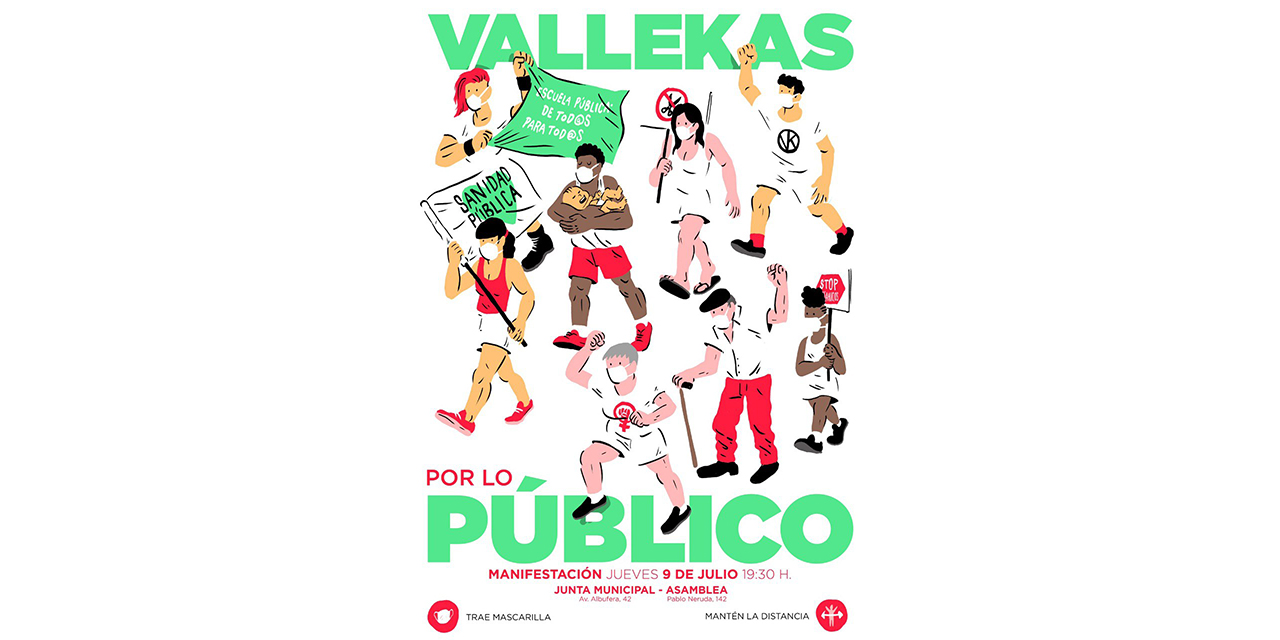 El 9 de julio, Vallecas sale a la calle por los servicios públicos