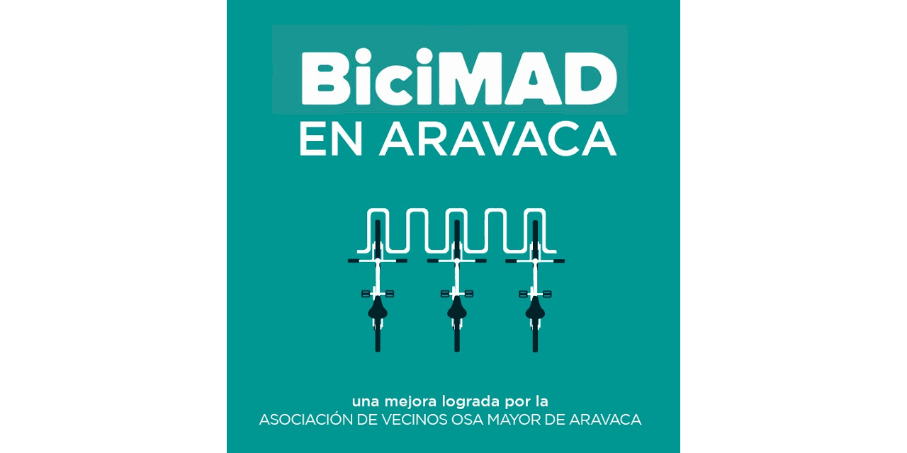 BICIMAD llegará a Aravaca gracias al empuje de la Asociación Vecinal Osa Mayor