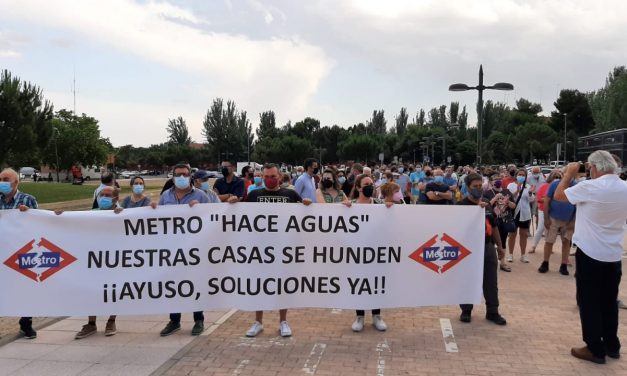 La Plataforma de Afectados por la Línea 7B de Metro pide al delegado del Gobierno que les permita concentrarse el 2 de mayo en la Puerta del Sol