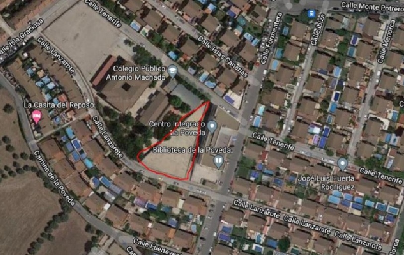Consulta vecinal en La Poveda: ¿estás de acuerdo en que el Ayuntamiento convierta el solar de la calle Lanzarote en un aparcamiento?