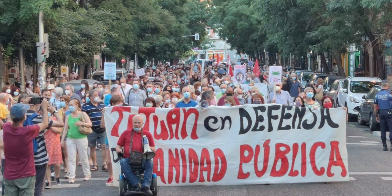 El movimiento vecinal de Tetuán convoca una nueva protesta contra el cierre del Centro de Salud de Villaamil
