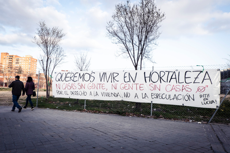 Hortaleza se manifiesta este domingo por el derecho a la vivienda y contra la expulsión de su vecindario