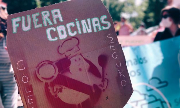 Este domingo, Arganzuela acoge una nueva manifestación por el cierre de las cocinas fantasma en edificios residenciales