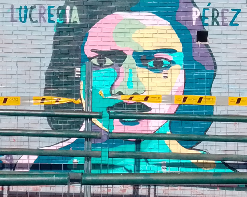 Nueva victoria vecinal: el mural de Lucrecia Pérez permanecerá en Aravaca