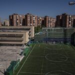 La coordinadora de entidades vecinales San Blas Canillejas denuncia la construcción de un polideportivo privado en una parcela pública