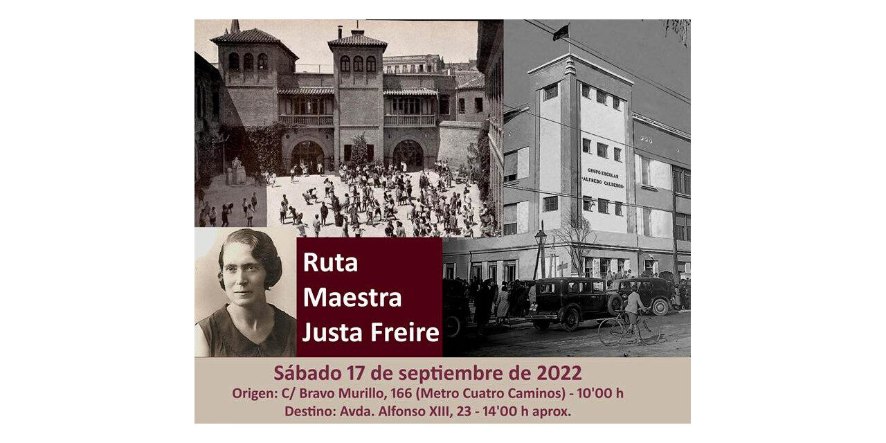 Una ruta guiada para conocer la trayectoria profesional de la maestra Justa Freire