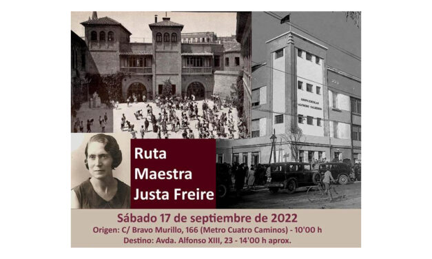 Una ruta guiada para conocer la trayectoria profesional de la maestra Justa Freire