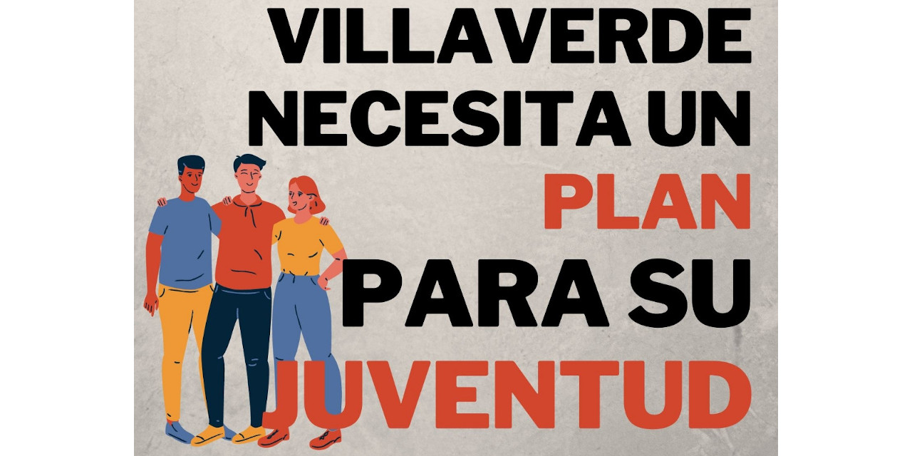 Imagen de la campaña de la Coordinadora de AAVV de Villaverde por un plan para la juventud