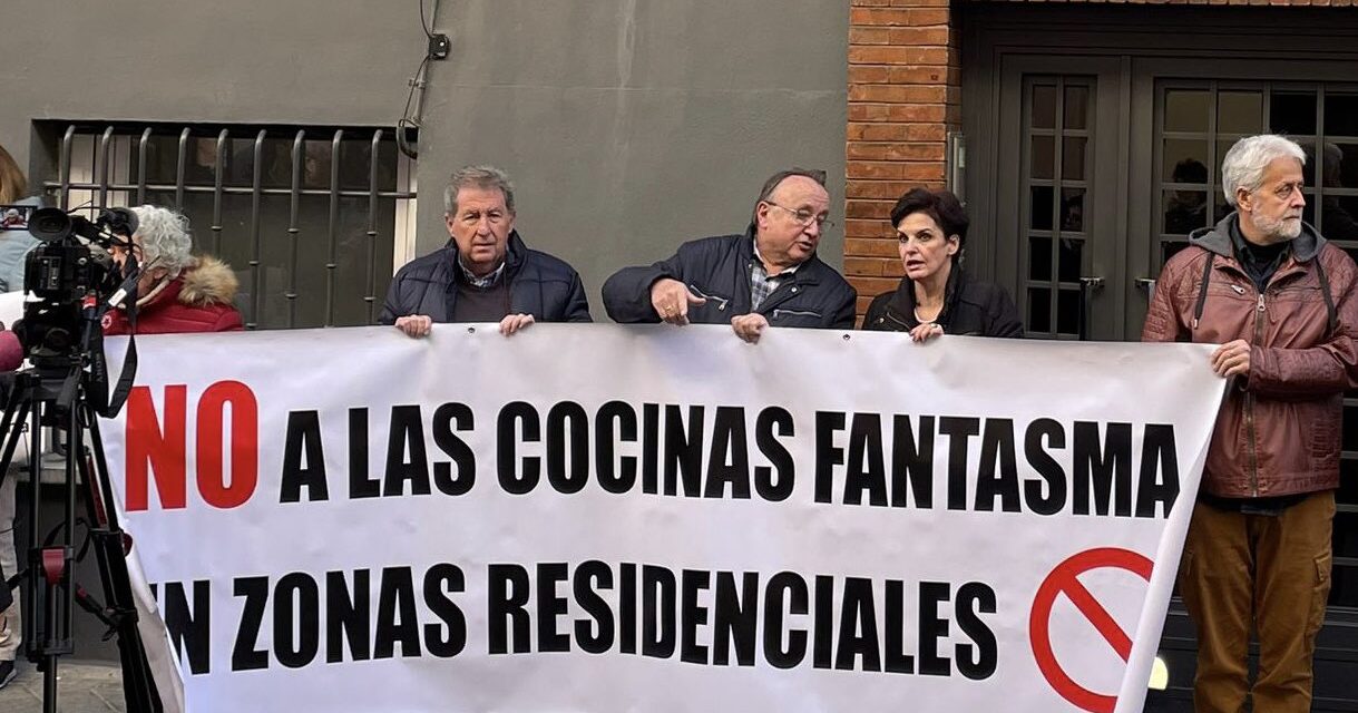 Piden a Almeida que siga el ejemplo de Barcelona y saque las cocinas fantasma de las zonas residenciales
