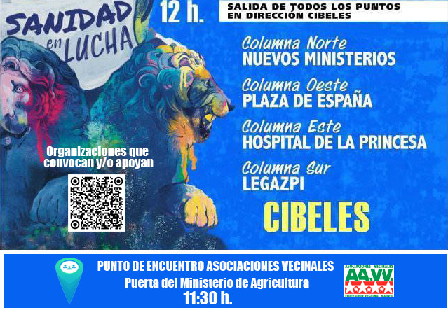 El 12 de febrero, Madrid se levanta en defensa de la Atención Primaria y la sanidad pública