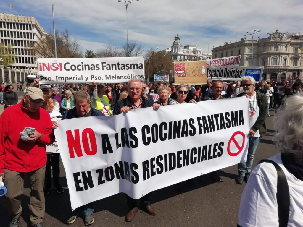 Manifestación ante el Ayuntamiento, Cibeles, 25 de marzo 2023