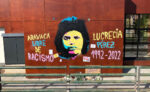 Mural de homenaje a Lucrecia Pérez en Aravaca, Madrid