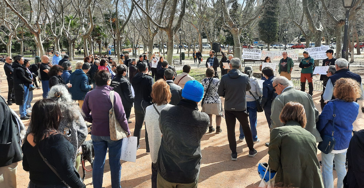 Salvemos el Calero: la vecindad de Ciudad Lineal se moviliza contra las obras de reforma del parque